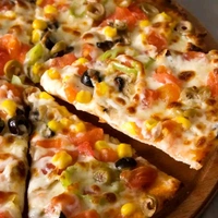 Corn Cheese Pizza - Large