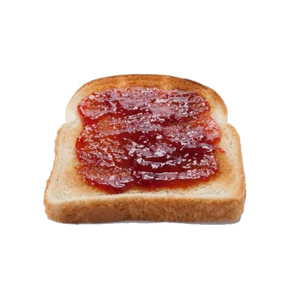 Toast With Butter & Jam