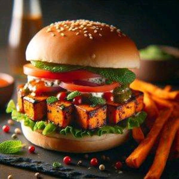 Special Paneer Cheese Burger 
