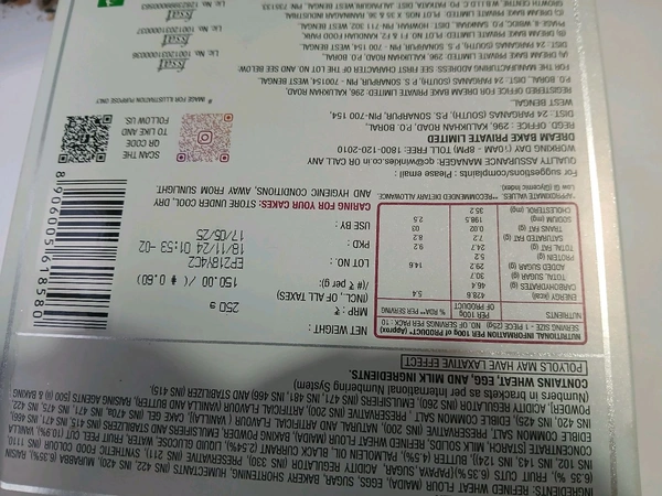 Rich Butter Fruet Cake