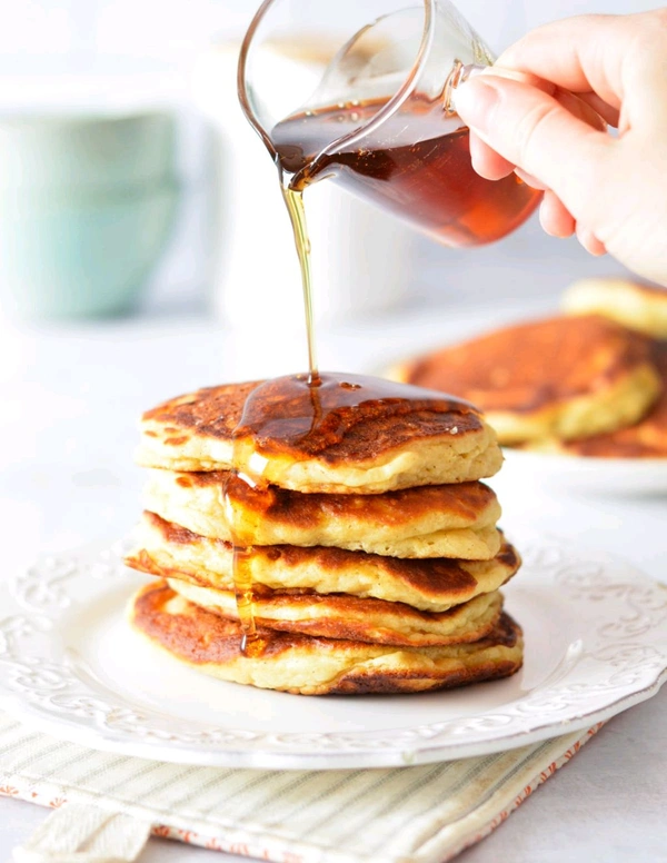 Plain Pan Cake With Honey  - Obra