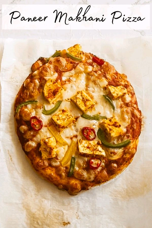 DD Makhani Paneer Tikka Pizza  - Obra, 9 Inch