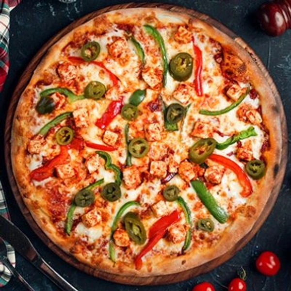Veg Peri Peri Premium Pizza  - Obra, 7 Inch