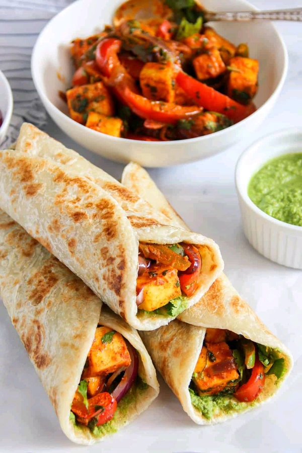Chatpata Paneer Wrap - Obra