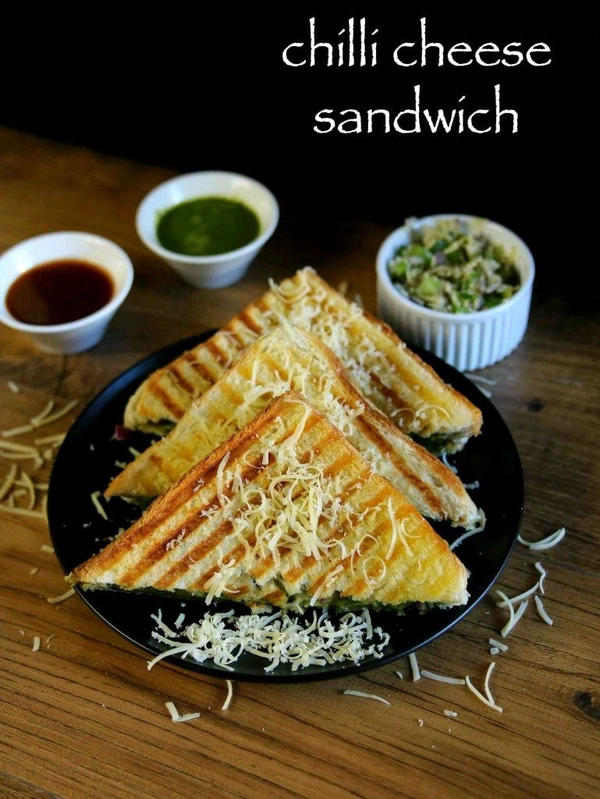 Chilli Garlic Cheese Sandwich - 4pcs, Obra