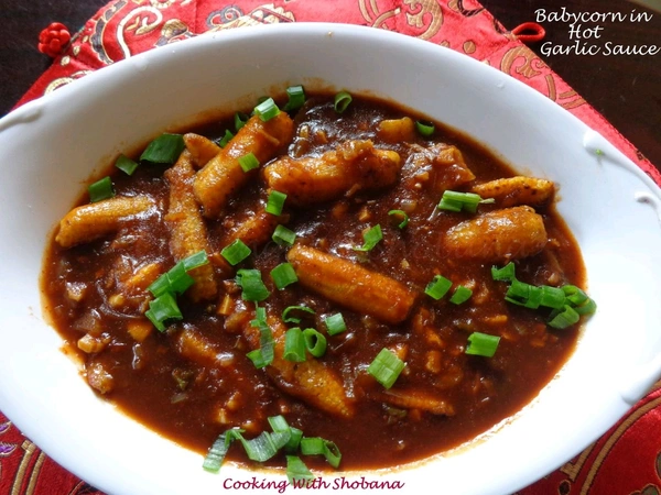 Baby Corn In Hot Garlic Sauce - Obra, Half