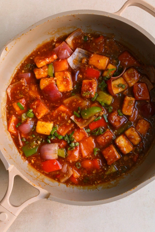 Paneer In Schezwan Souce - Obra, Half