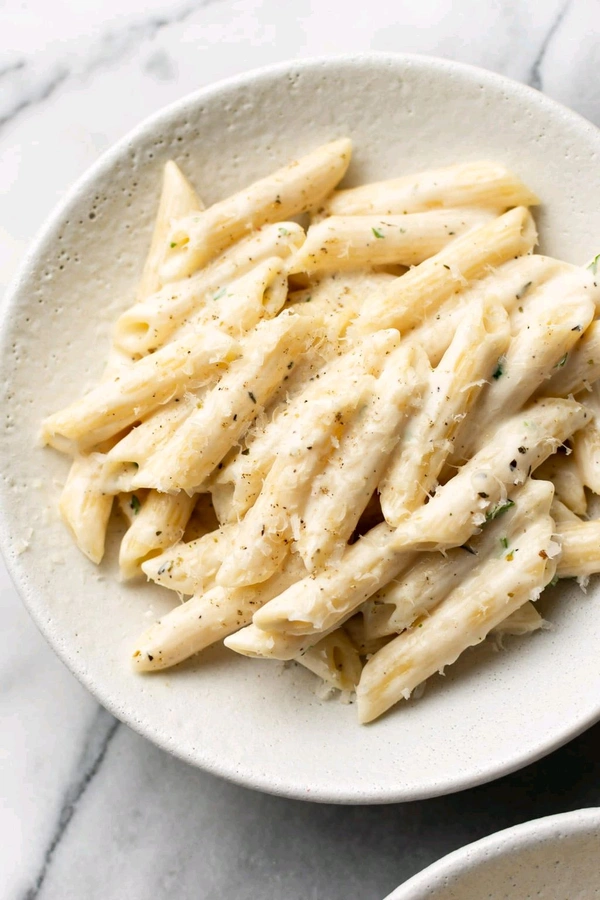 Penne Pasta With Cheese In White Sauce - Obra, Half