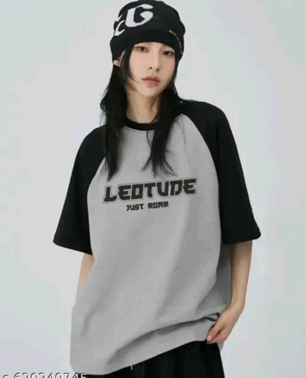 Japanese Oversized T-shirt - L, Black