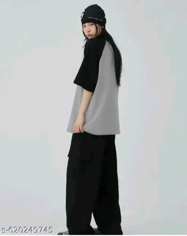 Japanese Oversized T-shirt - xL, Black
