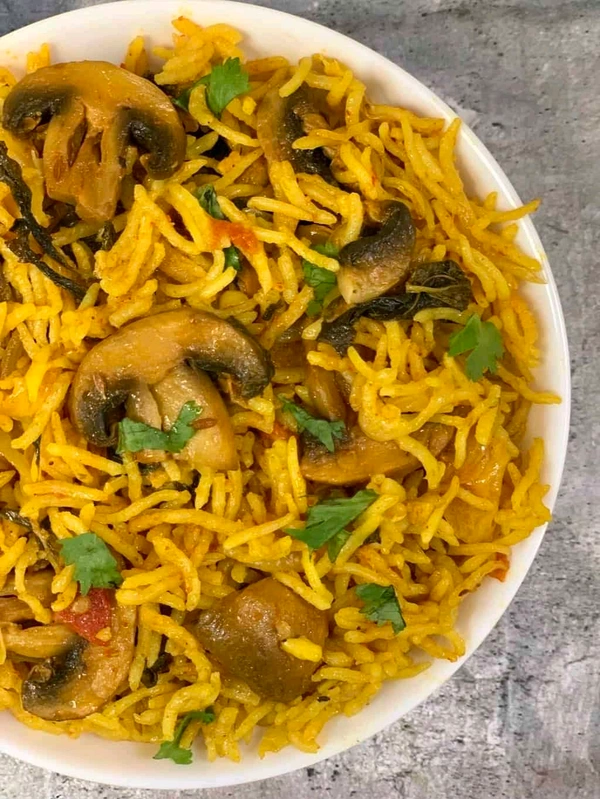 Mushroom Biryani - small