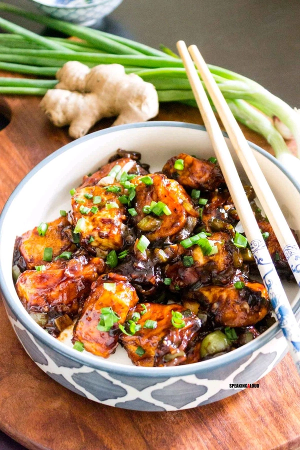 Paneer Manchurian - half - full
