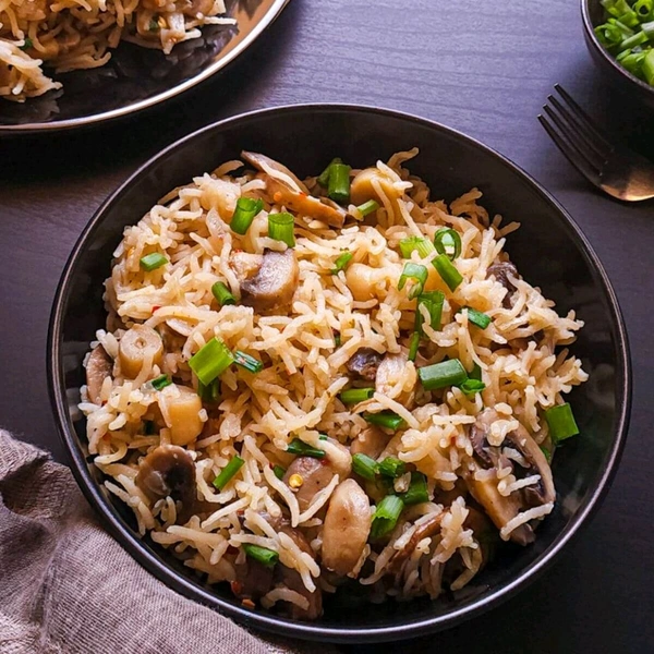 Mushroom Rice - half