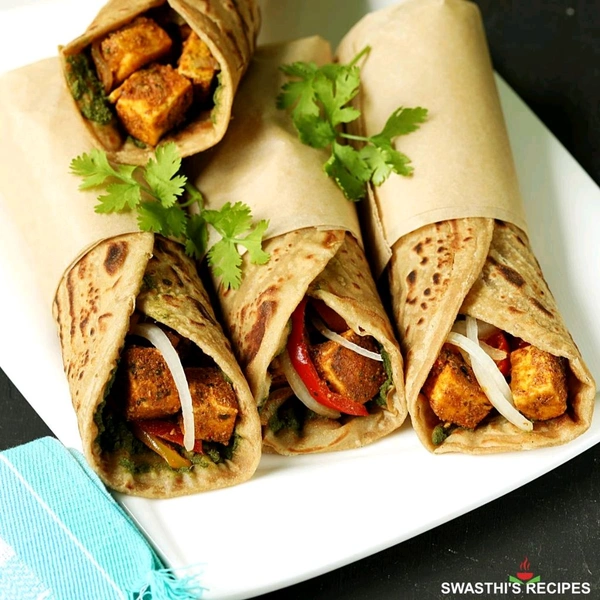Paneer Roll - half