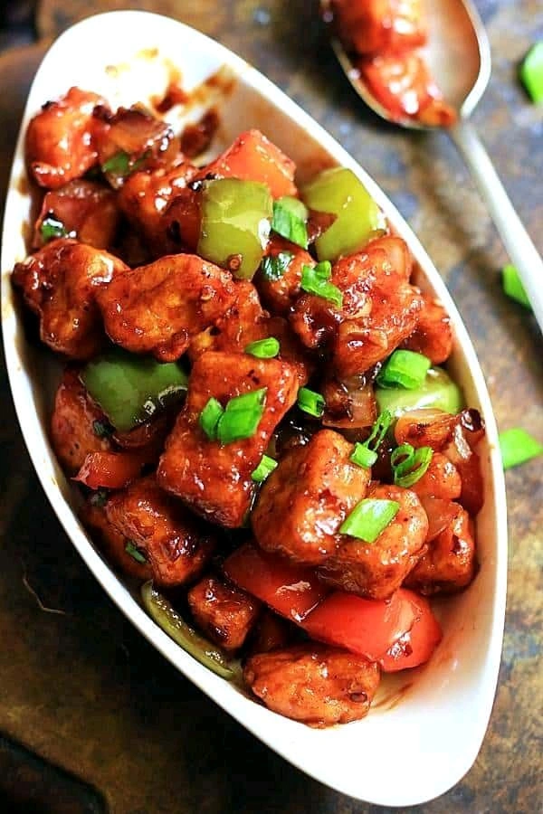 Dry Paneer Chilli - full