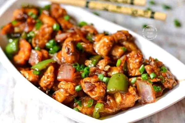 Mushroom Chilli - half