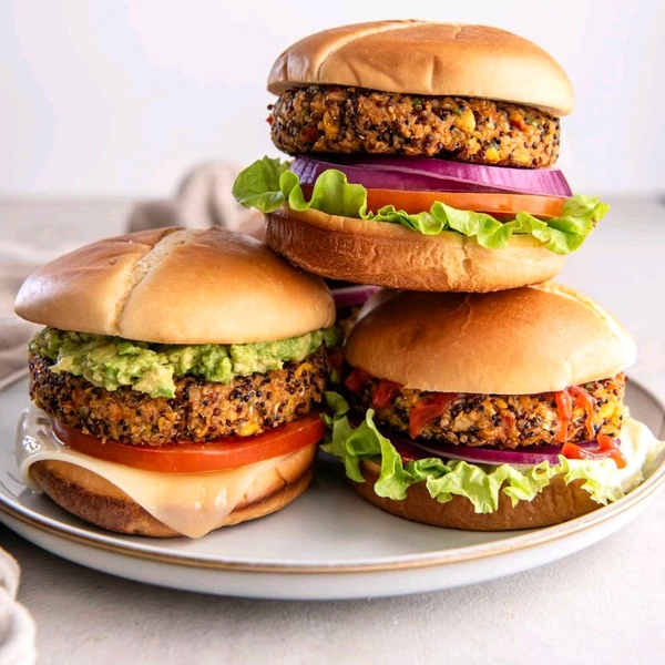 Veg Burger - half