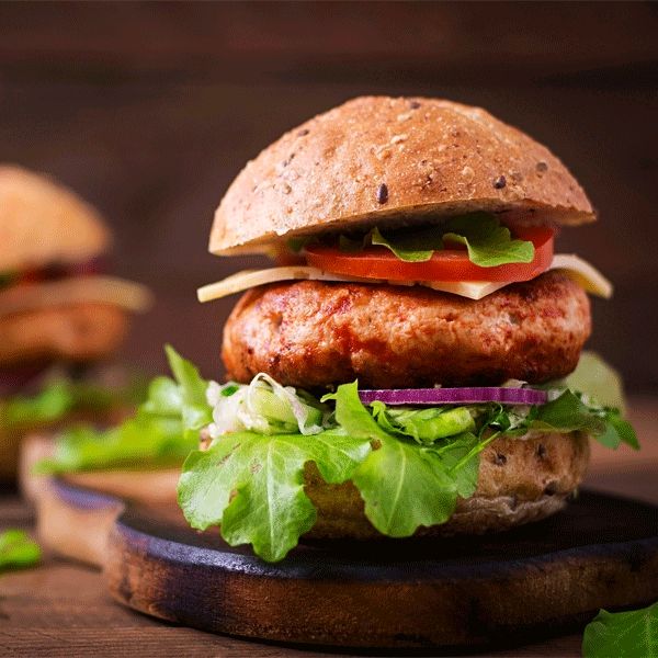 Tandoori Burger - half