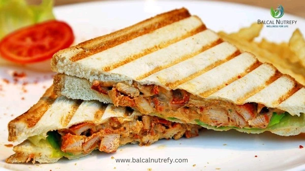 Healthy Tandoori Sandwich - half