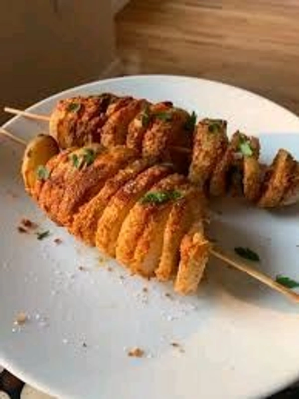 Spicy Potato Spiral - half