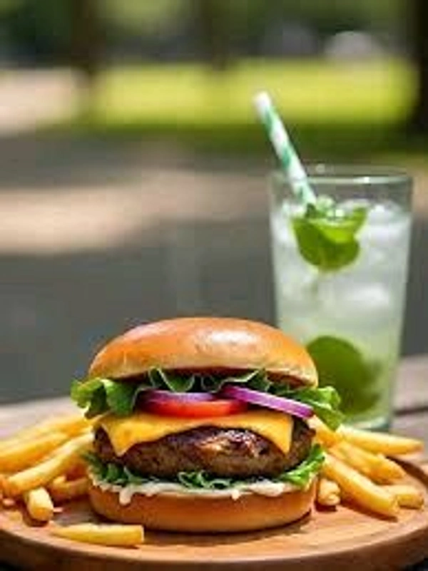Classic Burger + French Fries + Any Mojito - normal