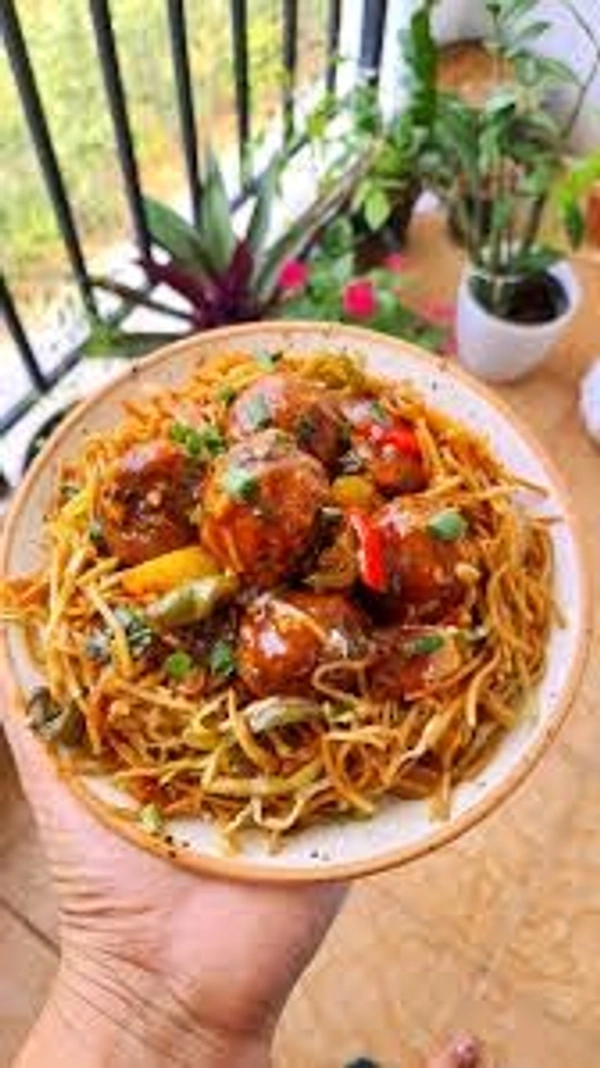 Manchurian Chowmein - full