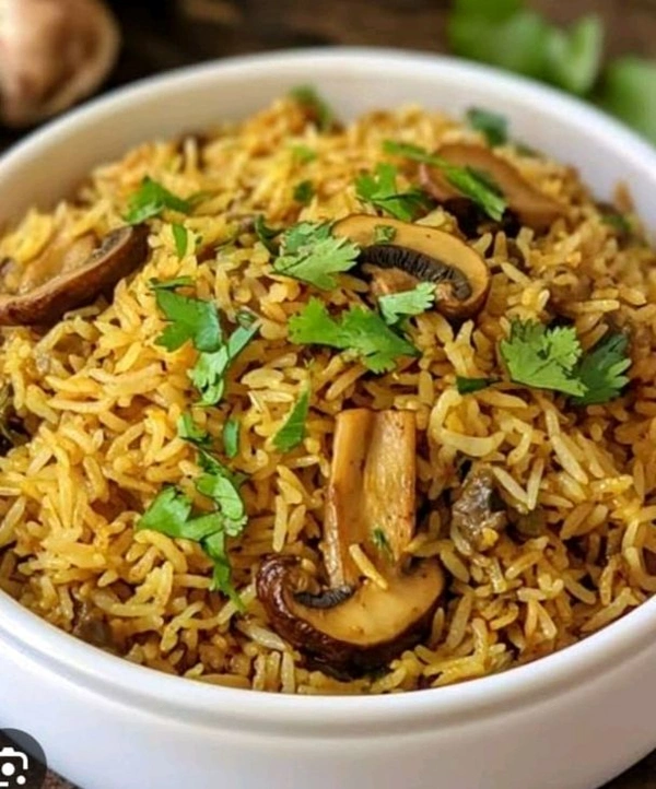 Mashroom Biryani