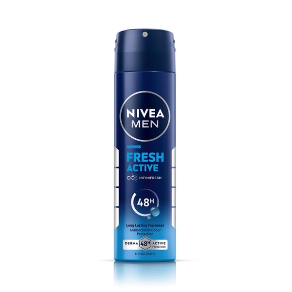 Nivea Men Body Spray - 150ml, Fresh Active