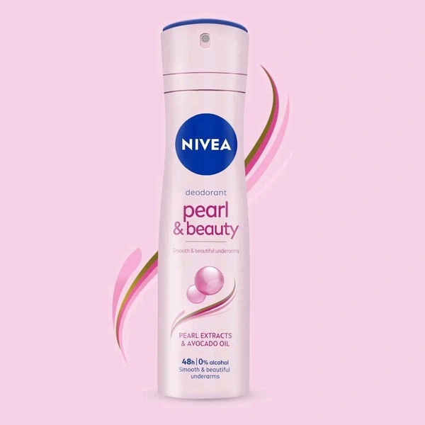 Nivea Women Deo - 150ml, Pearl & Beauty