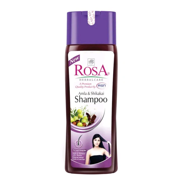 Rosa Shampoo - 1000ml, Amla Shikakai & Shampoo