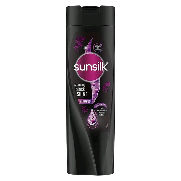 Sunsilk Shampoo - 360ml, Black Shine