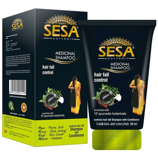 Sesa Shampoo - 99ml, Black Medicinal
