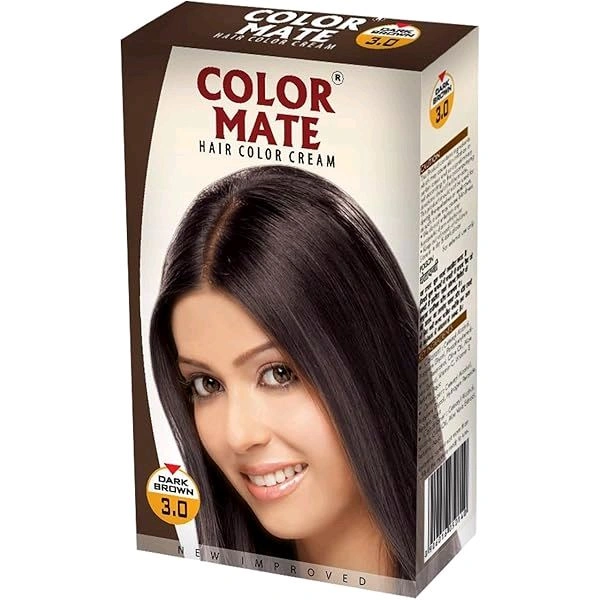 Color Mate Tube Colour - 65ml, Dark Brown 3.0