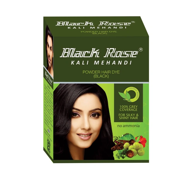 Black Rose Mehndi - 10gm×5n, Black