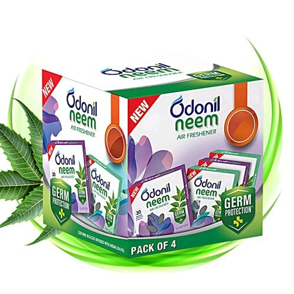 Odonol Air Freshener - 48gm×4n, Jasmin+Lavender