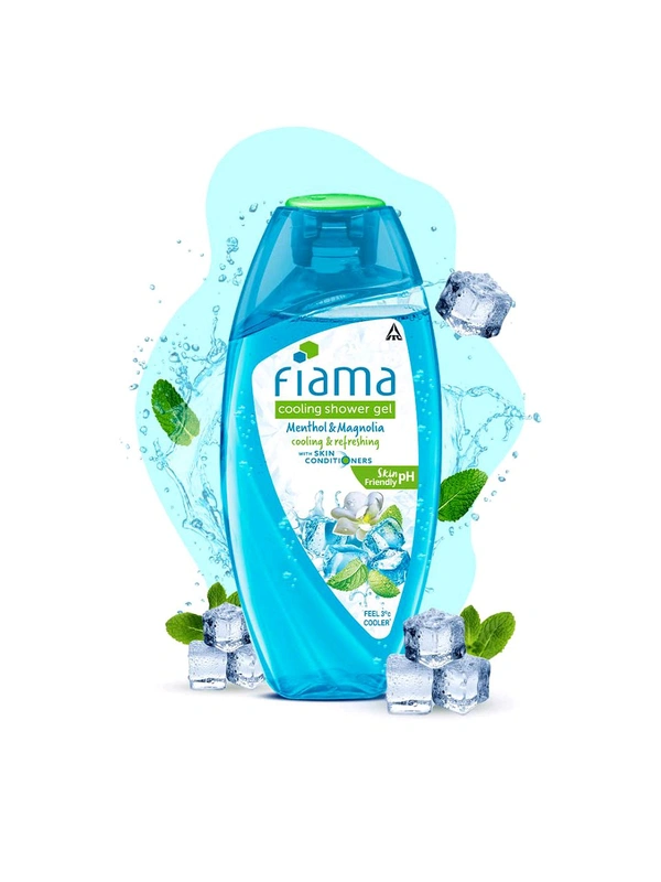 Fiama Shower Gel - 250ml, Menthol & Magnolia