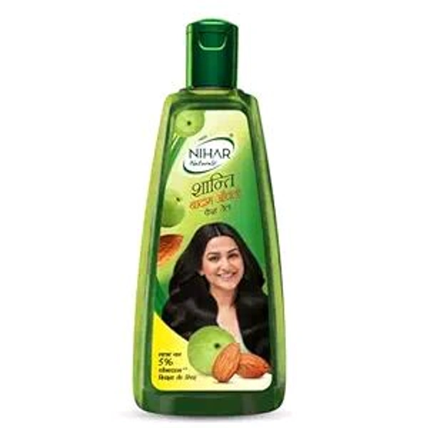 Nihar Shanti Amla Oil - 400ml, Badam Amla