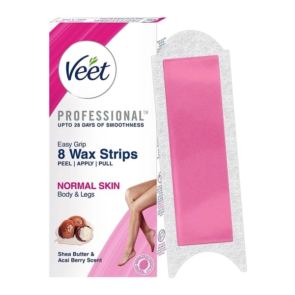 Veet Wax Strips - 20strips, Shea Butter