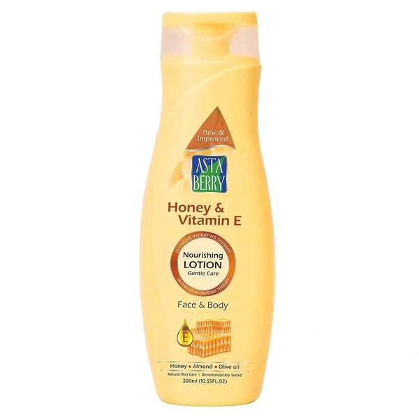 Asta Berry Body Lotion - 500ml, Honey & Vitamin E