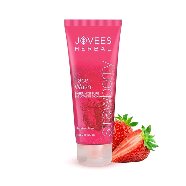 Jovees Face Wash - 120ml, Strawberry