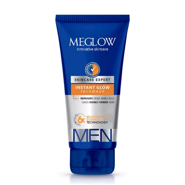 Meglow Men Face Wash - 70Gm, Instant Glow