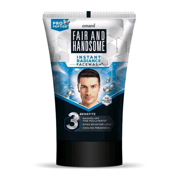 Fair & Handsome Face Wash - 50Gm, Instant Brightness