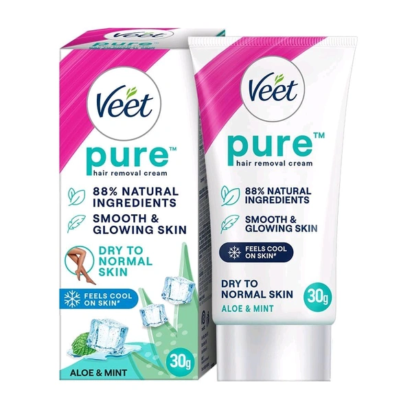 Veet Hair Removal Cream  - 30Gm, Mint