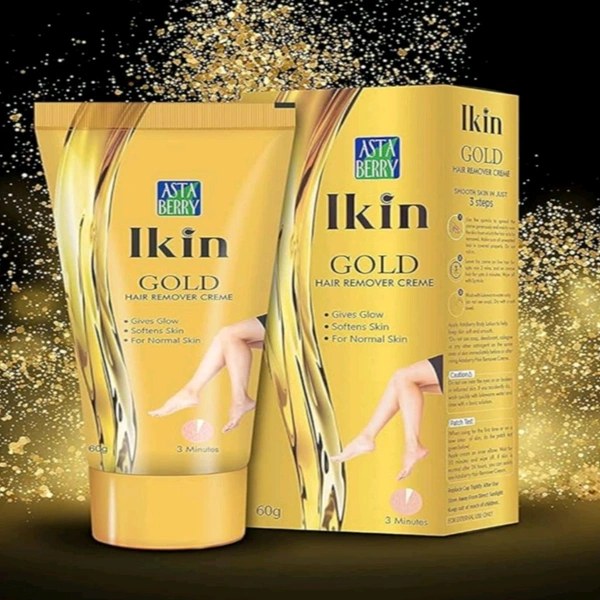 Asta Berry Hair Removal Cream Gold - 60Gm, Gold