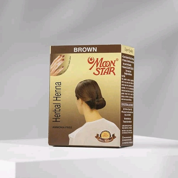 Moon Star Colour Brown  - 10Gm×6N