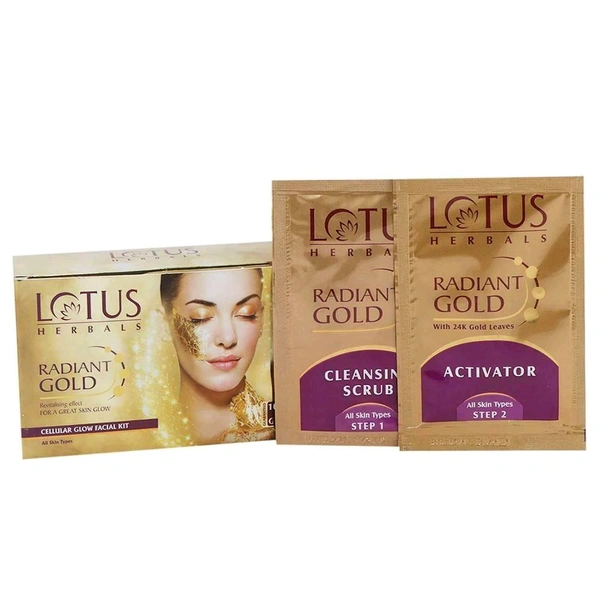 Lotus Facial Kit Gold - 40Gm