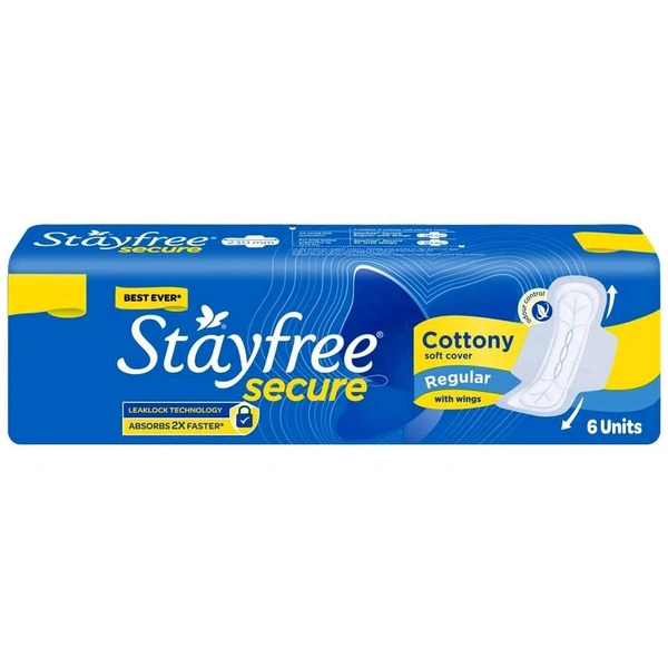 Stayfree Pad Regular  - 6 Pads