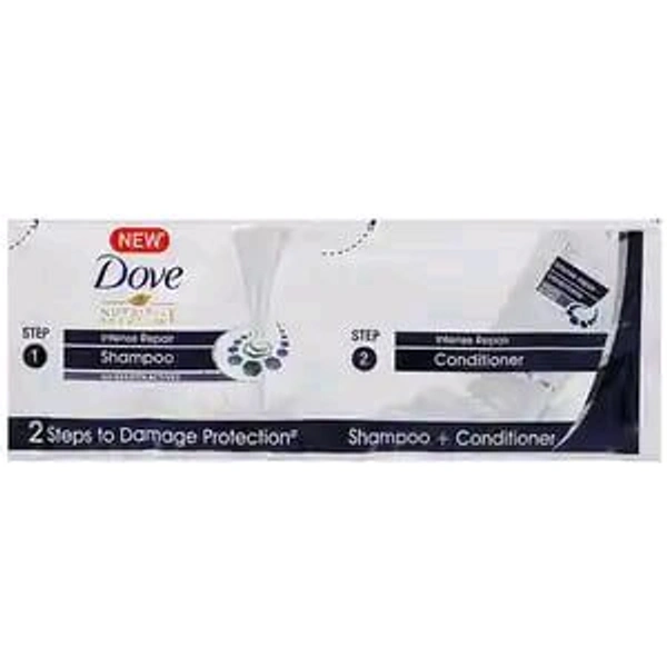 Dove Shampoo + Conditioner  - 5.5ml, Nursing + Intense Repair