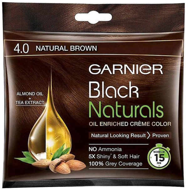 Garnier Color Pouch Natural Brown 4.0 - 20ml+20Gm