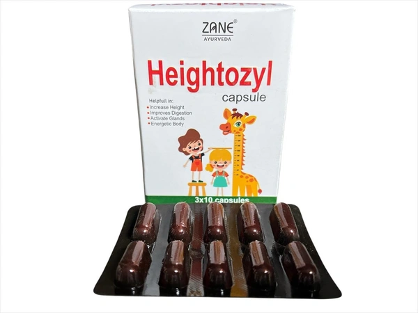 Heightozyl Capsule – Ayurvedic Growth & Strength Enhancer by Zane Ayurveda